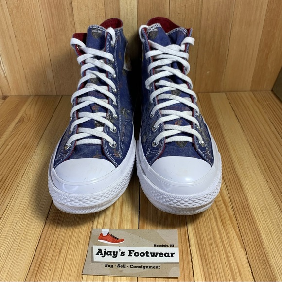 Converse Cleveland Cavaliers Chuck Taylor 70 Hi Mens Size: 10 161165C Shoes - Picture 2 of 11